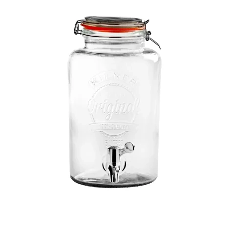Kilner Round Drink Dispenser Jar with Dispensing Tap 5L Image 1