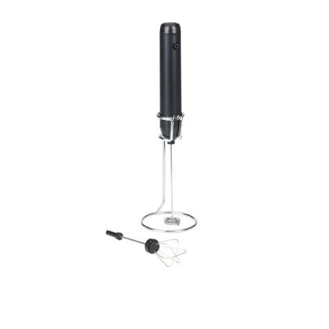 Leaf & Bean 2 in 1 Handheld Rechargeable Milk Frother Black Image 1